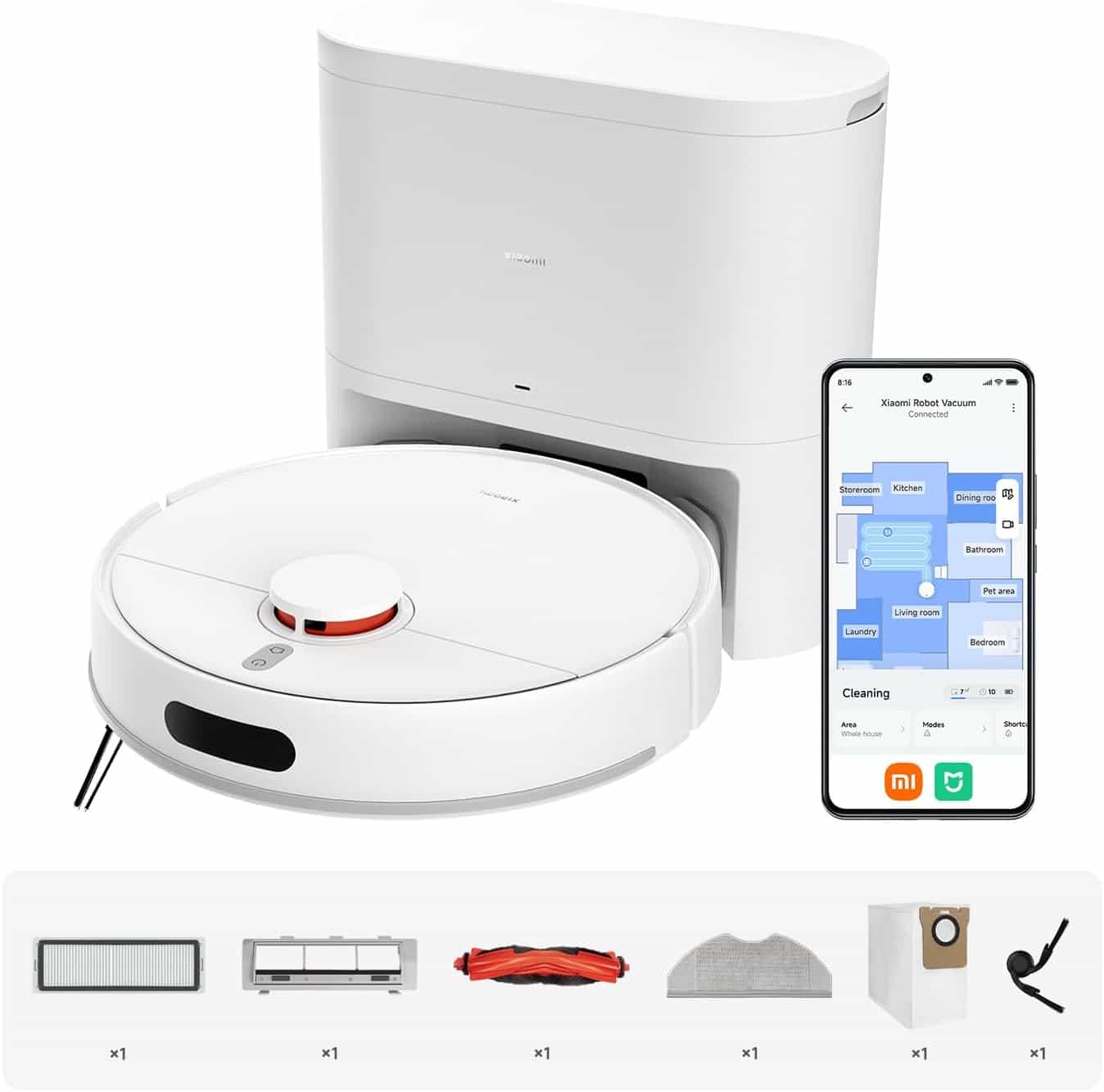 XIAOMI-Robot-Vacuum-H40-Aspirapolvere-Lavapavimenti